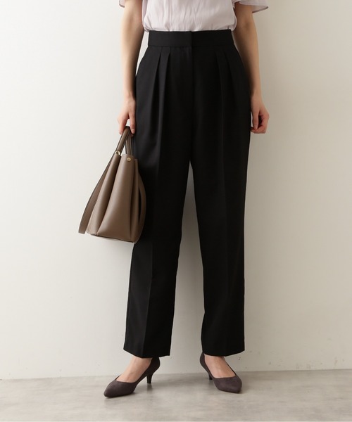 NATURAL BEAUTY BASIC（ナチュラルビューティーベーシック）の「エッグシルエットパンツ（その他パンツ・レディース・ブラック/ブラウン/ラベンダー・SMALL/MEDIUM/X-SMALL）」の2枚目の写真