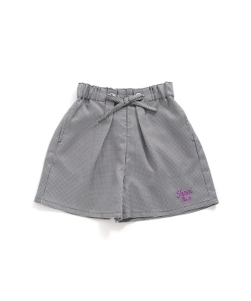 JENNI love（ジェニィラブ）の「千鳥柄ウエストリボンショーパン（その他パンツ・キッズ・サックスブルー/ベージュ/ブラック・130cm/140cm/150cm/160cm）」の11枚目の写真