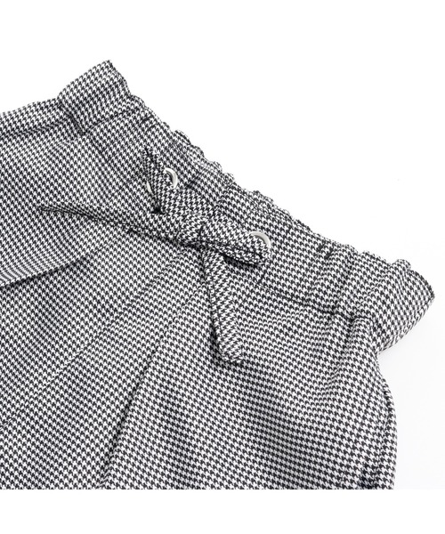 JENNI love（ジェニィラブ）の「千鳥柄ウエストリボンショーパン（その他パンツ・キッズ・サックスブルー/ベージュ/ブラック・130cm/140cm/150cm/160cm）」の18枚目の写真