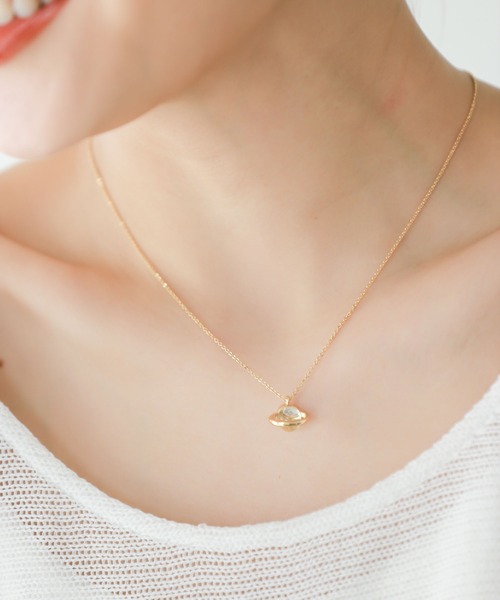 Edit Sheen（エディットシーン）の「土星モチーフネックレス（ネックレス・レディース・ゴールド/シルバー・FREE）」の6枚目の写真