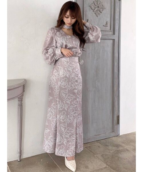 RESEXXY（リゼクシー）の「ニュアンスフラワーマーメイドスカート【セットアップ着用可能】（スカート・レディース・ベージュ/ブラウン/ブルー・FREE）」の15枚目の写真