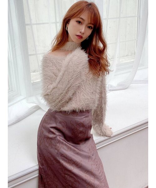 RESEXXY（リゼクシー）の「ニュアンスフラワーマーメイドスカート【セットアップ着用可能】（スカート・レディース・ベージュ/ブラウン/ブルー・FREE）」の21枚目の写真