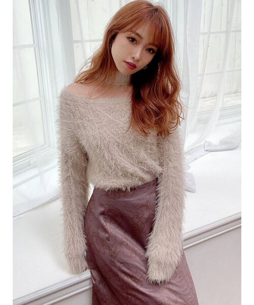 RESEXXY（リゼクシー）の「ニュアンスフラワーマーメイドスカート【セットアップ着用可能】（スカート・レディース・ベージュ/ブラウン/ブルー・FREE）」の22枚目の写真