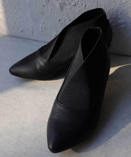 antiqua(アンティカ)の「ゴアブーティーパンプス(パンプス・レディース・ブラック・LL/S/M/L)」の12枚目の写真
