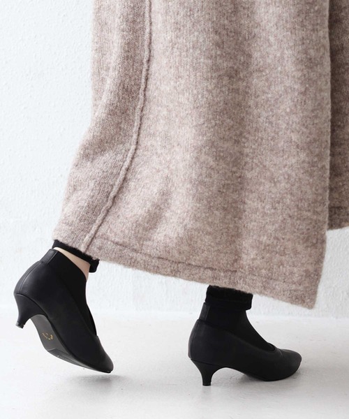 antiqua(アンティカ)の「ゴアブーティーパンプス(パンプス・レディース・ブラック・LL/S/M/L)」の3枚目の写真