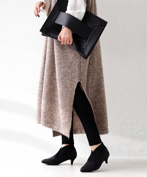 antiqua(アンティカ)の「ゴアブーティーパンプス(パンプス・レディース・ブラック・LL/S/M/L)」の4枚目の写真