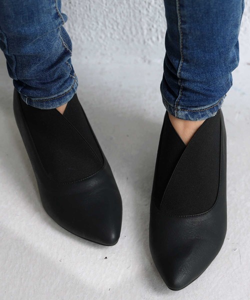 antiqua(アンティカ)の「ゴアブーティーパンプス(パンプス・レディース・ブラック・LL/S/M/L)」の10枚目の写真