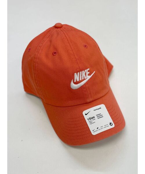 NIKE（ナイキ）の「ナイキ H86 フーチュラ ウォッシュド キャップ（その他雑貨・レディース・ブラック/ホワイト/レッド・FREE）」の3枚目の写真