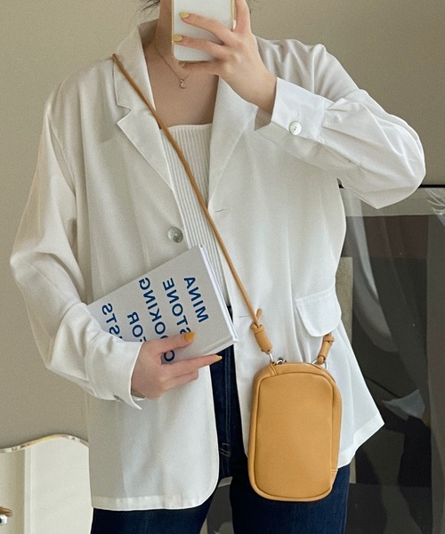 etade(エタード)の「【etade】chouchou 2way shoulder bag etda11(ショルダーバッグ・レディース・ホワイト/ブラック/グリーン/ライトベージュ・FREE)」の17枚目の写真