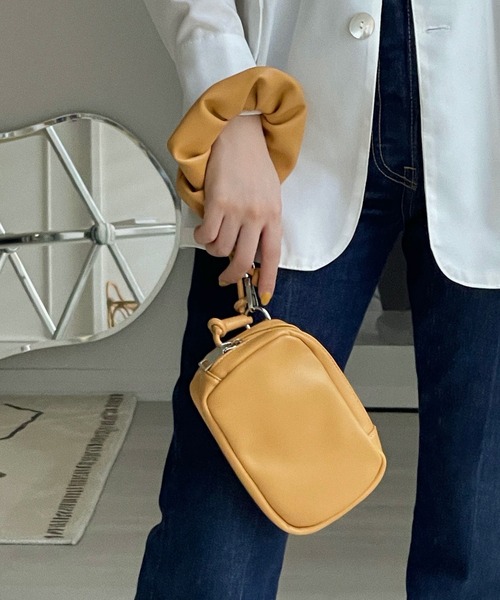 etade(エタード)の「【etade】chouchou 2way shoulder bag etda11(ショルダーバッグ・レディース・ホワイト/ブラック/グリーン/ライトベージュ・FREE)」の21枚目の写真