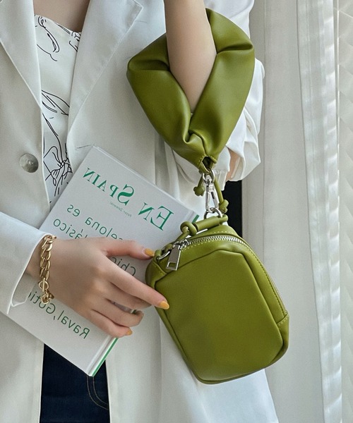 etade(エタード)の「【etade】chouchou 2way shoulder bag etda11(ショルダーバッグ・レディース・ホワイト/ブラック/グリーン/ライトベージュ・FREE)」の6枚目の写真