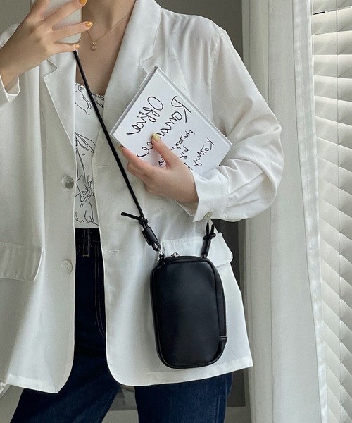 etade(エタード)の「【etade】chouchou 2way shoulder bag etda11(ショルダーバッグ・レディース・ホワイト/ブラック/グリーン/ライトベージュ・FREE)」の11枚目の写真