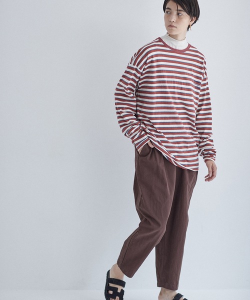 SEA（シー）の「Seavalley Mountain Club マルチボーダー 2XL L/S TEE