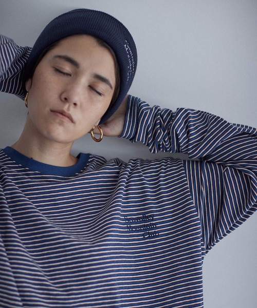 SEA（シー）の「Seavalley Mountain Club マルチボーダー 2XL L/S TEE