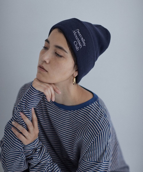 極美品 Seavalley Mountain Club マルチボーダー ロンT SEA（シー）の「Seavalley Mountain Club マルチボーダー 2XL L/S TEE