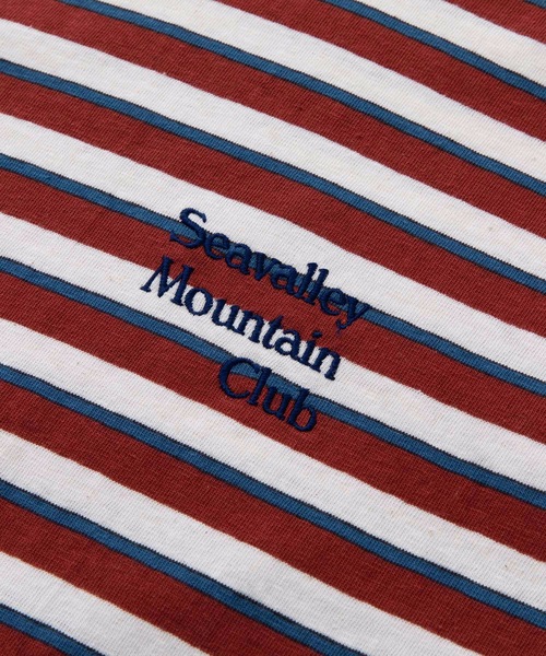 SEA（シー）の「Seavalley Mountain Club マルチボーダー 2XL L/S TEE