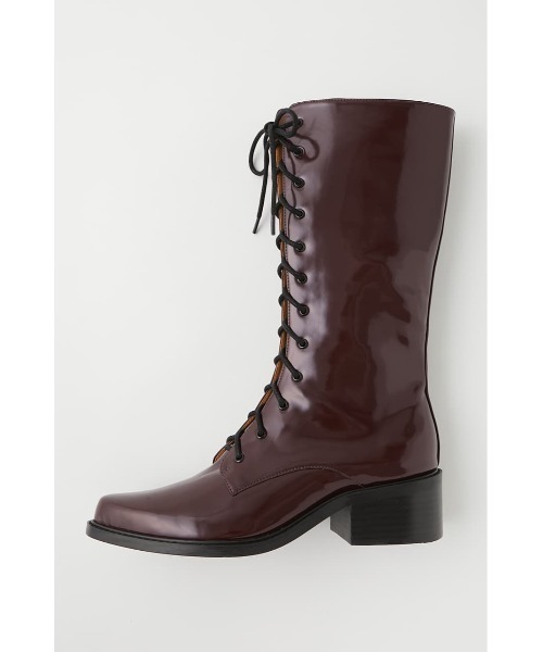 MOUSSY（マウジー）の「LACE UP MIDDLE ブーツ（ブーツ）」 - WEAR