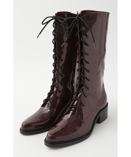 MOUSSY（マウジー）の「LACE UP MIDDLE ブーツ（ブーツ）」 - WEAR