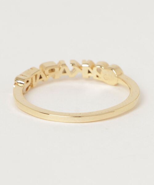24karats（トゥウェンティーフォーカラッツ）の「Standard Logo Minimal Ring（リング・メンズ・ゴールド/シルバー・9号）」の4枚目の写真