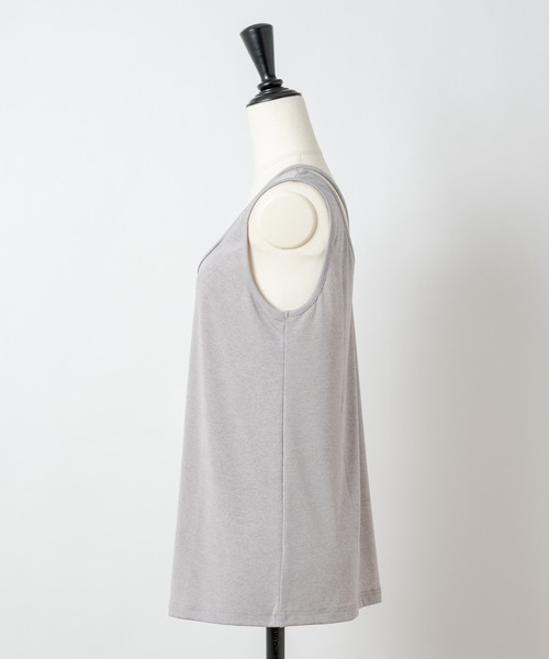 Rewde(ルゥデ)の「【ドラマ着用】タンクトップ(1R15-07194)(タンクトップ・レディース・ブラック/ベージュ/パープル/グレー系1・M)」の17枚目の写真