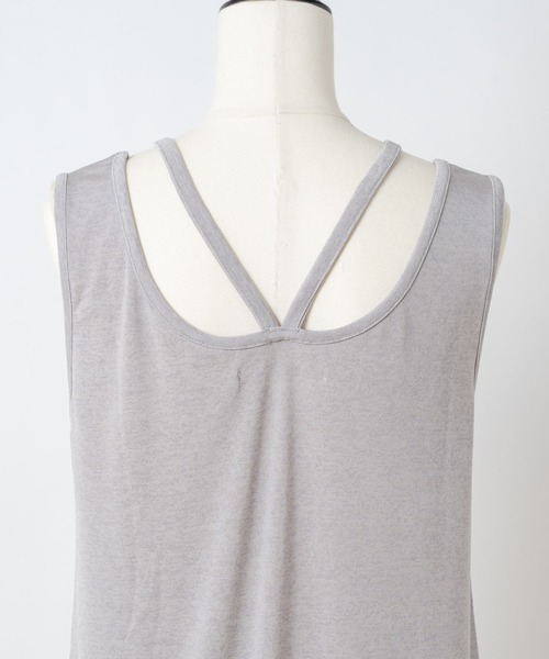 Rewde(ルゥデ)の「【ドラマ着用】タンクトップ(1R15-07194)(タンクトップ・レディース・ブラック/ベージュ/パープル/グレー系1・M)」の9枚目の写真