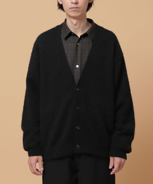 BEAMS（ビームス）の「BEAMS / Alpaca Cardigan（カーディガン/ボレロ・メンズ・ブラック・SMALL/MEDIUM/LARGE/X-LARGE）」の5枚目の写真