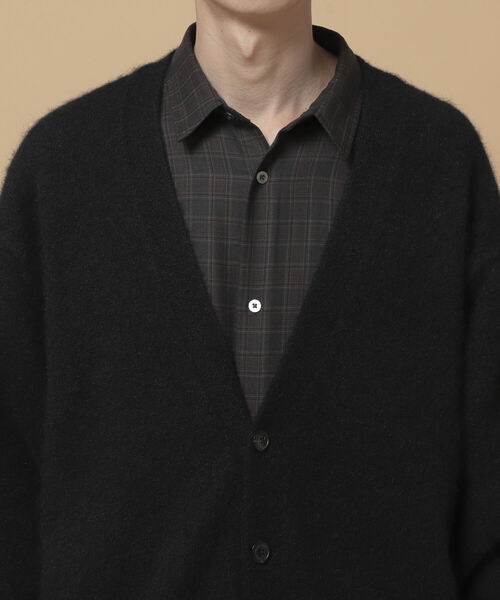 BEAMS（ビームス）の「BEAMS / Alpaca Cardigan（カーディガン/ボレロ・メンズ・ブラック・SMALL/MEDIUM/LARGE/X-LARGE）」の7枚目の写真