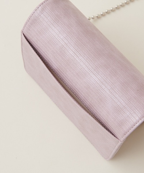 natural couture(ナチュラルクチュール)の「ボールチェーンミニショルダーバッグ(ショルダーバッグ・レディース・ブラウン/ピンク/その他1/その他2・FREE)」の10枚目の写真