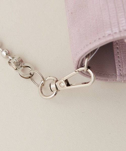 natural couture(ナチュラルクチュール)の「ボールチェーンミニショルダーバッグ(ショルダーバッグ・レディース・ブラウン/ピンク/その他1/その他2・FREE)」の13枚目の写真