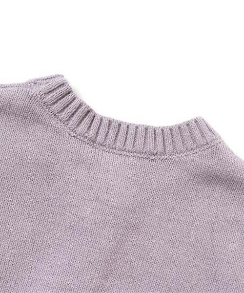 apres les cours（アプレレクール）の「2WAYゆったりニットカーディガン（カーディガン/ボレロ・キッズ・ラベンダー/アイボリー・130/110/90/140）」の12枚目の写真