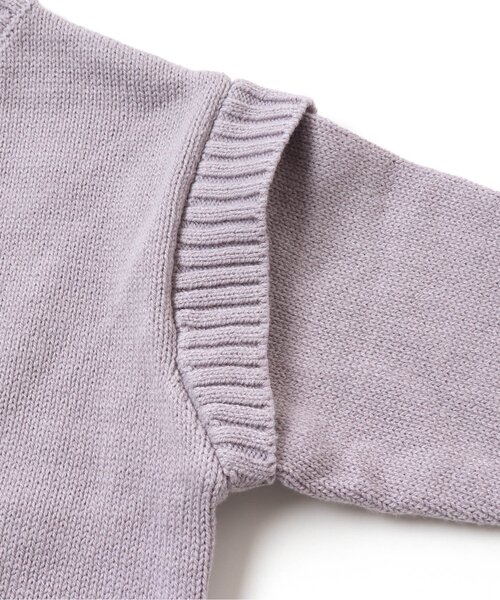 apres les cours（アプレレクール）の「2WAYゆったりニットカーディガン（カーディガン/ボレロ・キッズ・ラベンダー/アイボリー・130/110/90/140）」の13枚目の写真