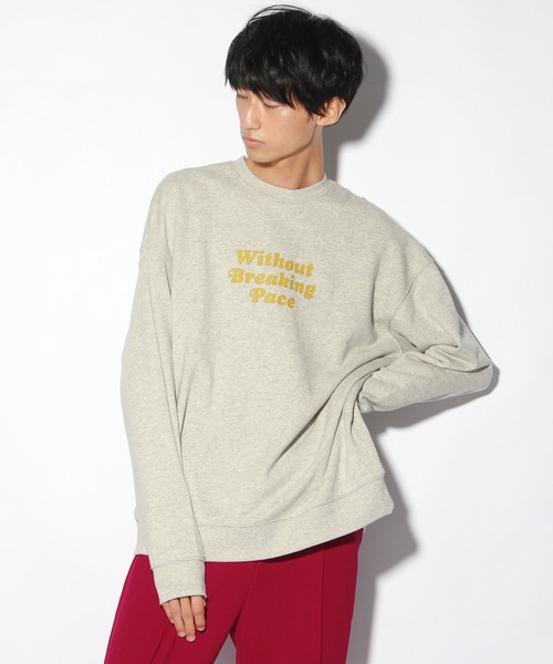 PBLIM（ページボーイリム）の「【PAGEBOYLIM】カラーロゴスウェット（Tシャツ/カットソー・レディース・グレー/ブラウン・MEDIUM/LARGE）」の11枚目の写真