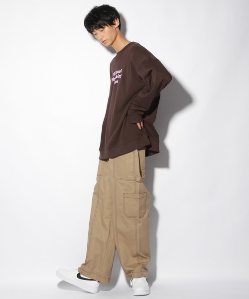 PBLIM（ページボーイリム）の「【PAGEBOYLIM】カラーロゴスウェット（Tシャツ/カットソー・レディース・グレー/ブラウン・MEDIUM/LARGE）」の16枚目の写真