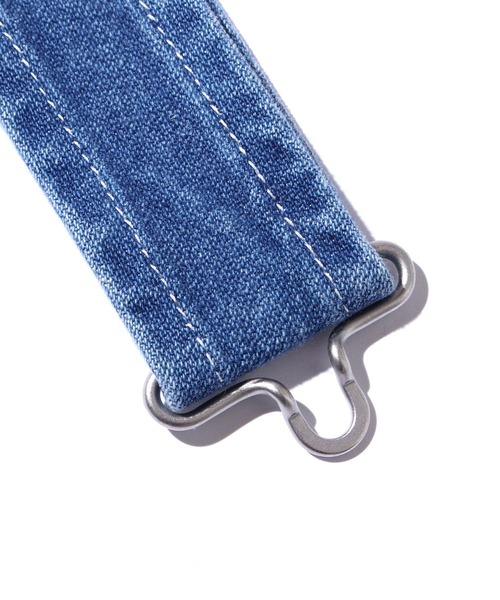 Wrangler(ラングラー)の「WRANGLER/ラングラー FLARE OVERALLS ワンポイント ブランドロゴ オーバーオール フレア(サロペット/オーバーオール・メンズ・アイボリー/ライトブルー・XS/S/M)」の3枚目の写真