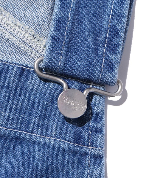 Wrangler(ラングラー)の「WRANGLER/ラングラー FLARE OVERALLS ワンポイント ブランドロゴ オーバーオール フレア(サロペット/オーバーオール・メンズ・アイボリー/ライトブルー・XS/S/M)」の7枚目の写真