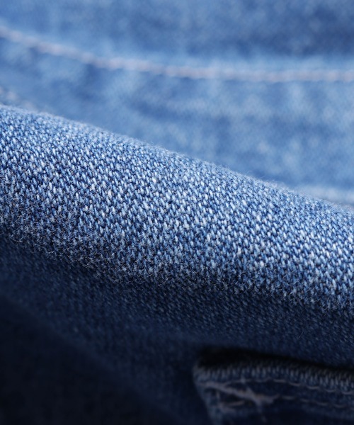 Wrangler(ラングラー)の「WRANGLER/ラングラー FLARE OVERALLS ワンポイント ブランドロゴ オーバーオール フレア(サロペット/オーバーオール・メンズ・アイボリー/ライトブルー・XS/S/M)」の19枚目の写真