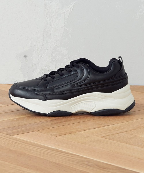 COMME CA ISM（コムサイズム）の「スニーカー（スニーカー・レディース・ブラック/アイボリー・23.5cm/24.5cm）」の7枚目の写真