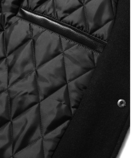 MAHAGRID(マハグリッド)の「【mahagrid】HHC VARSITY JACKET / マハグリッド HHC バーシティー スタジアム ジャケット(スタジャン・メンズ・ブラック/レッド・SMALL/MEDIUM/LARGE)」の9枚目の写真