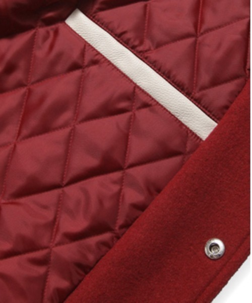 MAHAGRID(マハグリッド)の「【mahagrid】HHC VARSITY JACKET / マハグリッド HHC バーシティー スタジアム ジャケット(スタジャン・メンズ・ブラック/レッド・SMALL/MEDIUM/LARGE)」の16枚目の写真
