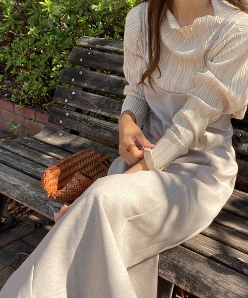 Lauir ラウアー のファッション ワンピース ドレス バックストリングキャミワンピース ワンピース ワンピース セール