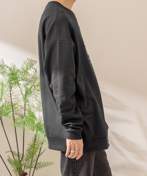 Adoon plain(アドーンプレーン)の「【Adoon plain】ロゴプリントスウェット(スウェット・メンズ・オートミール/ブラック・MEDIUM/LARGE)」の21枚目の写真
