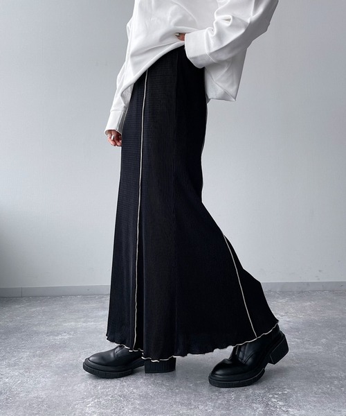 PAGEBOY（ページボーイ）の「スモーキープリーツスカート（スカート・レディース・チャコールグレー/ブラック/アクア・FREE）」の20枚目の写真