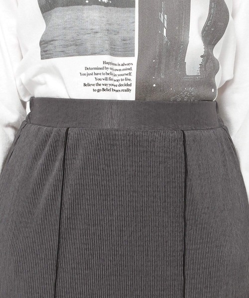 PAGEBOY（ページボーイ）の「スモーキープリーツスカート（スカート・レディース・チャコールグレー/ブラック/アクア・FREE）」の16枚目の写真