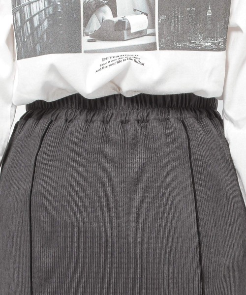 PAGEBOY（ページボーイ）の「スモーキープリーツスカート（スカート・レディース・チャコールグレー/ブラック/アクア・FREE）」の19枚目の写真