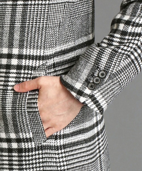 HIDEAWAYS NICOLE（ハイダウェイニコル）の「ハイブリットメルトンチェスターコート（チェスターコート・メンズ・グレー系その他/ネイビー/ベージュ/ブラウン/チェック/ライトグレー・LARGE/MEDIUM/X-LARGE）」の17枚目の写真