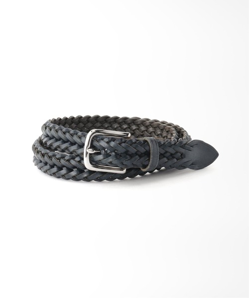 WHITE HOUSE COX（ホワイトハウスコックス）の「【WHITE HOUSE COX / ホワイトハウスコックス 】メッシュベルト28mm（ベルト・メンズ・ブラック/ブラウン/ブラウン系その他/ネイビー・90/80/85/75）」の4枚目の写真