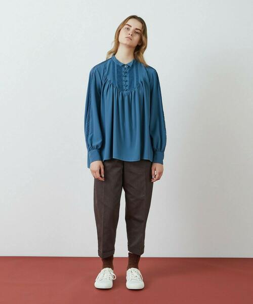 FRAPBOIS(フラボア)の「レーシーフィル ブラウス(シャツ/ブラウス・レディース・ブラック/ブルー・1/0)」の11枚目の写真