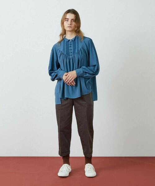 FRAPBOIS(フラボア)の「レーシーフィル ブラウス(シャツ/ブラウス・レディース・ブラック/ブルー・1/0)」の15枚目の写真