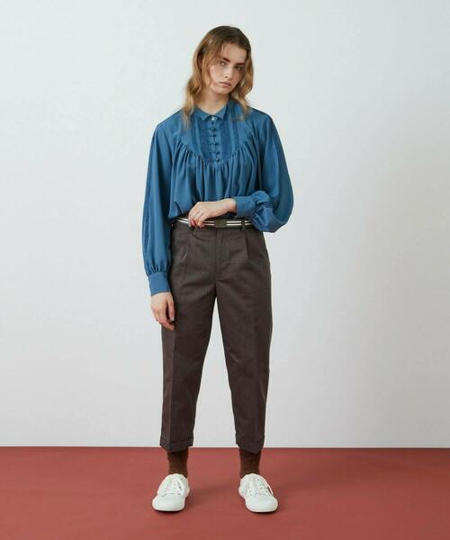 FRAPBOIS(フラボア)の「レーシーフィル ブラウス(シャツ/ブラウス・レディース・ブラック/ブルー・1/0)」の16枚目の写真