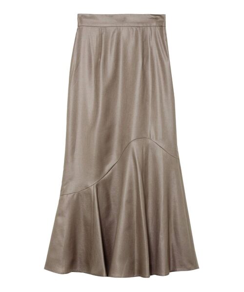 LAGUNAMOON（ラグナムーン）の「アシンメトリーフレアーチンツスカート（スカート・レディース・ライトグレー/ピンク/モカ・SMALL/MEDIUM）」の10枚目の写真